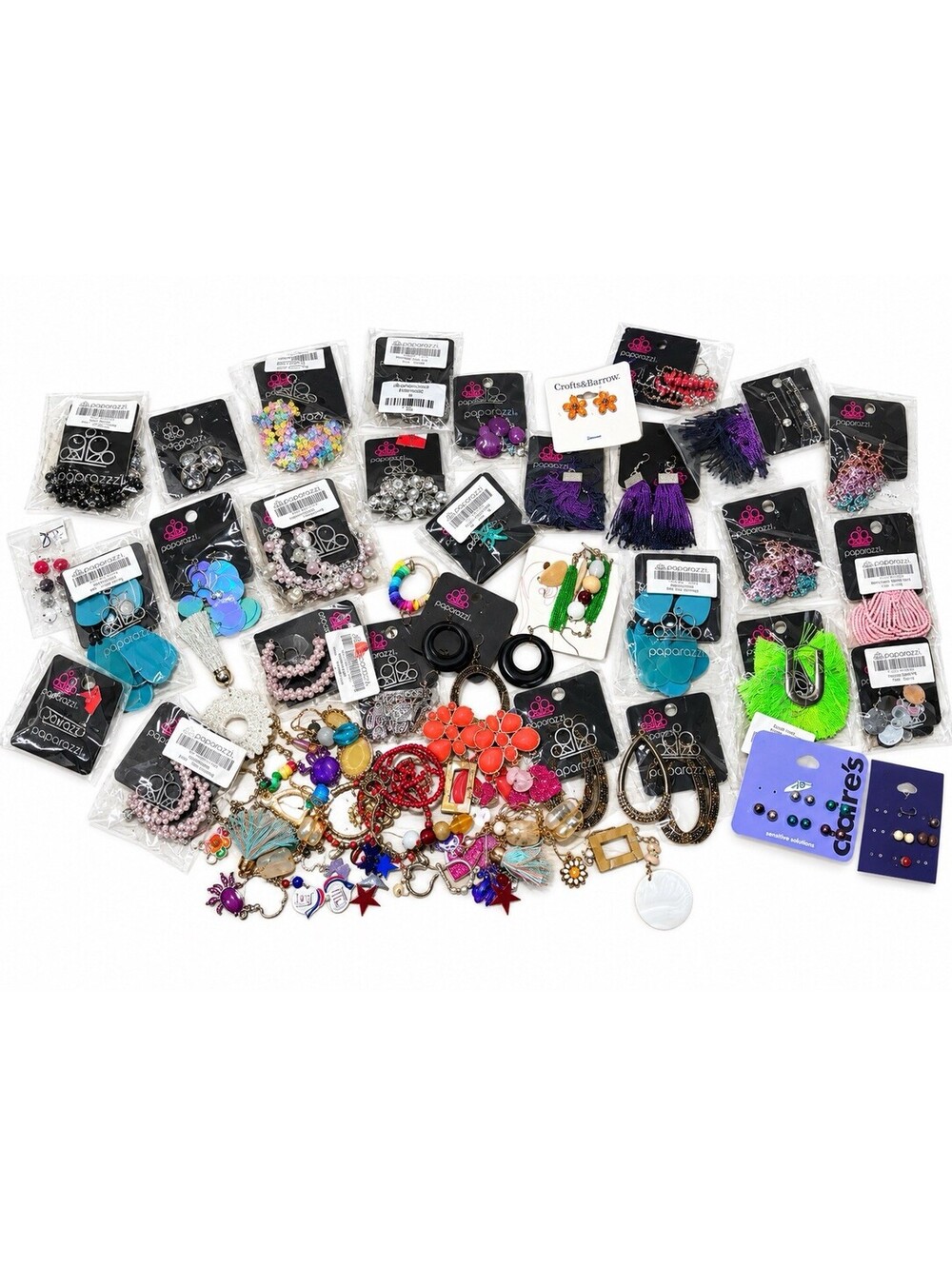 Paparazzi Women’s Fashion Jewelry Random Mixed Lot 100 pieces, No Customizing.